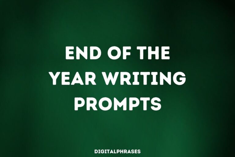25 End of the Year Writing Prompts