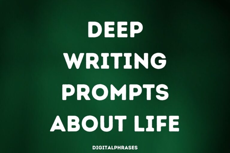30 Deep Writing Prompts About Life