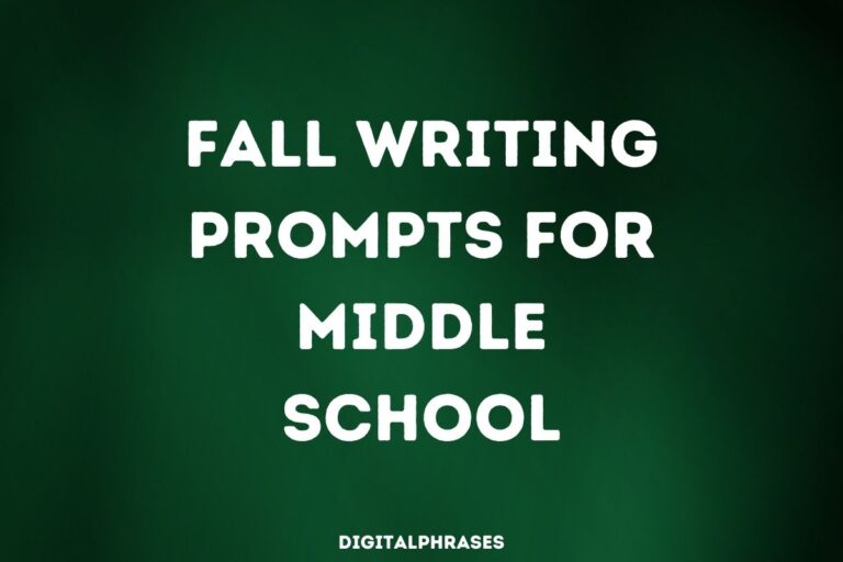100 Fall Writing Prompts for Middle School