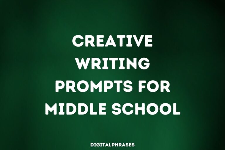 20 Creative Writing Prompts for Middle School