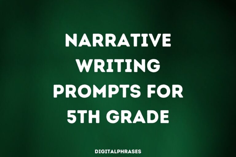 30 Narrative Writing Prompts For 5th Grade