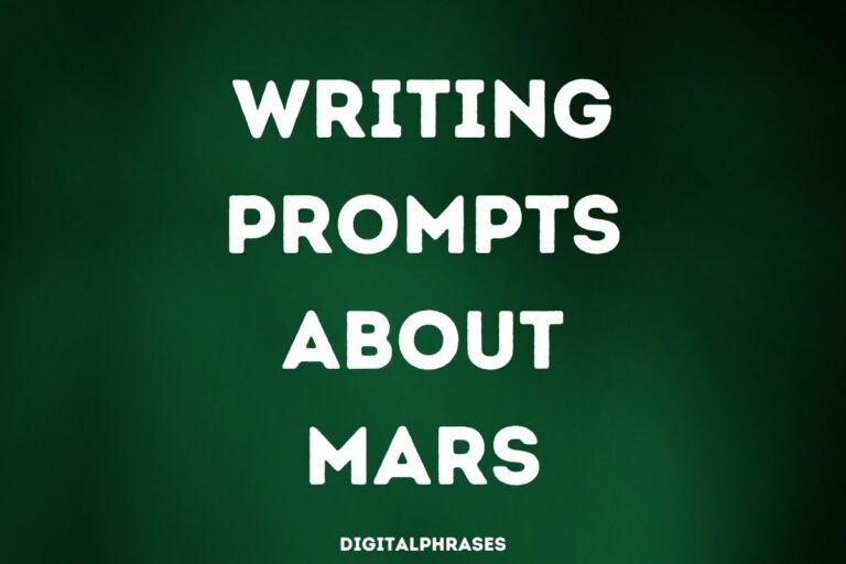 24 Writing Prompts About Mars