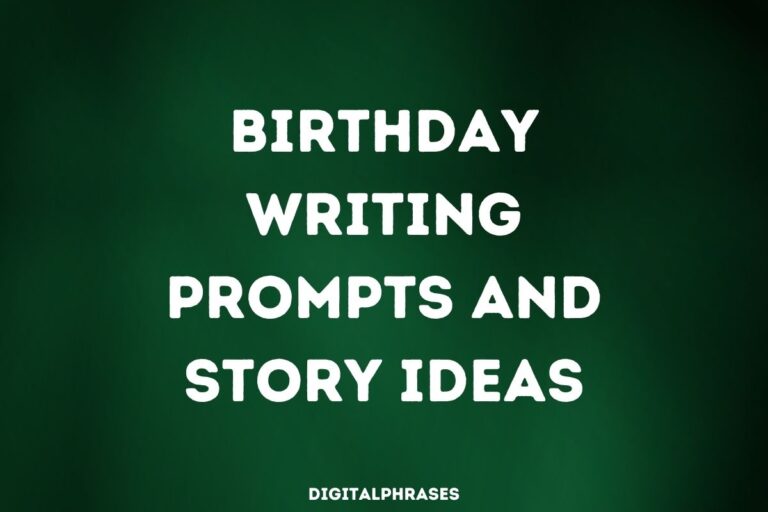 24 Birthday Writing Prompts and Story Ideas
