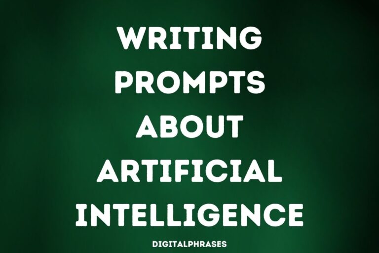 Writing Prompts about Artificial Intelligence