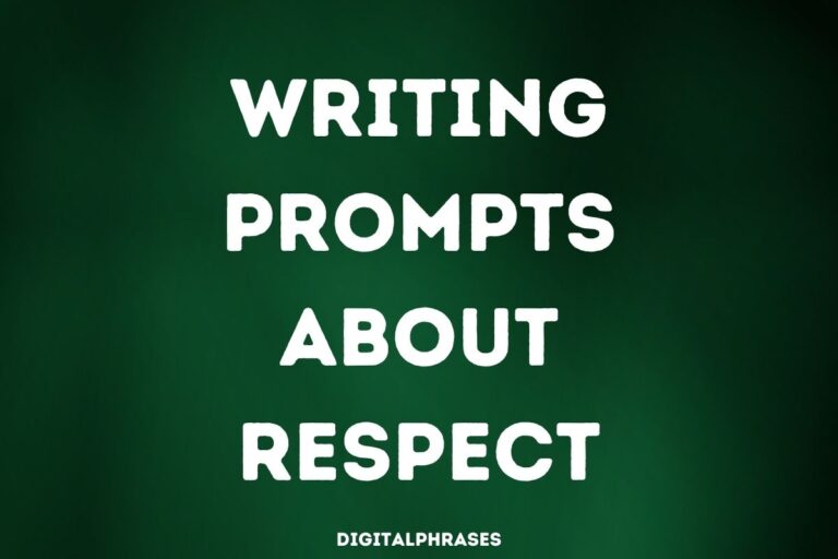 24 Amazing Writing Prompts About Respect