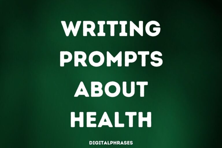 Writing Prompts about Health