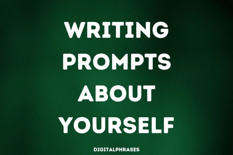 Writing Prompts about Yourself