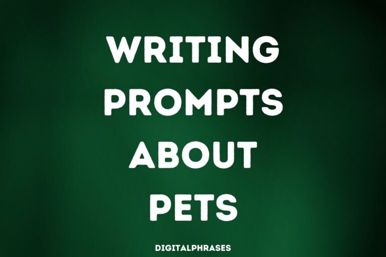 Writing Prompts about Pets