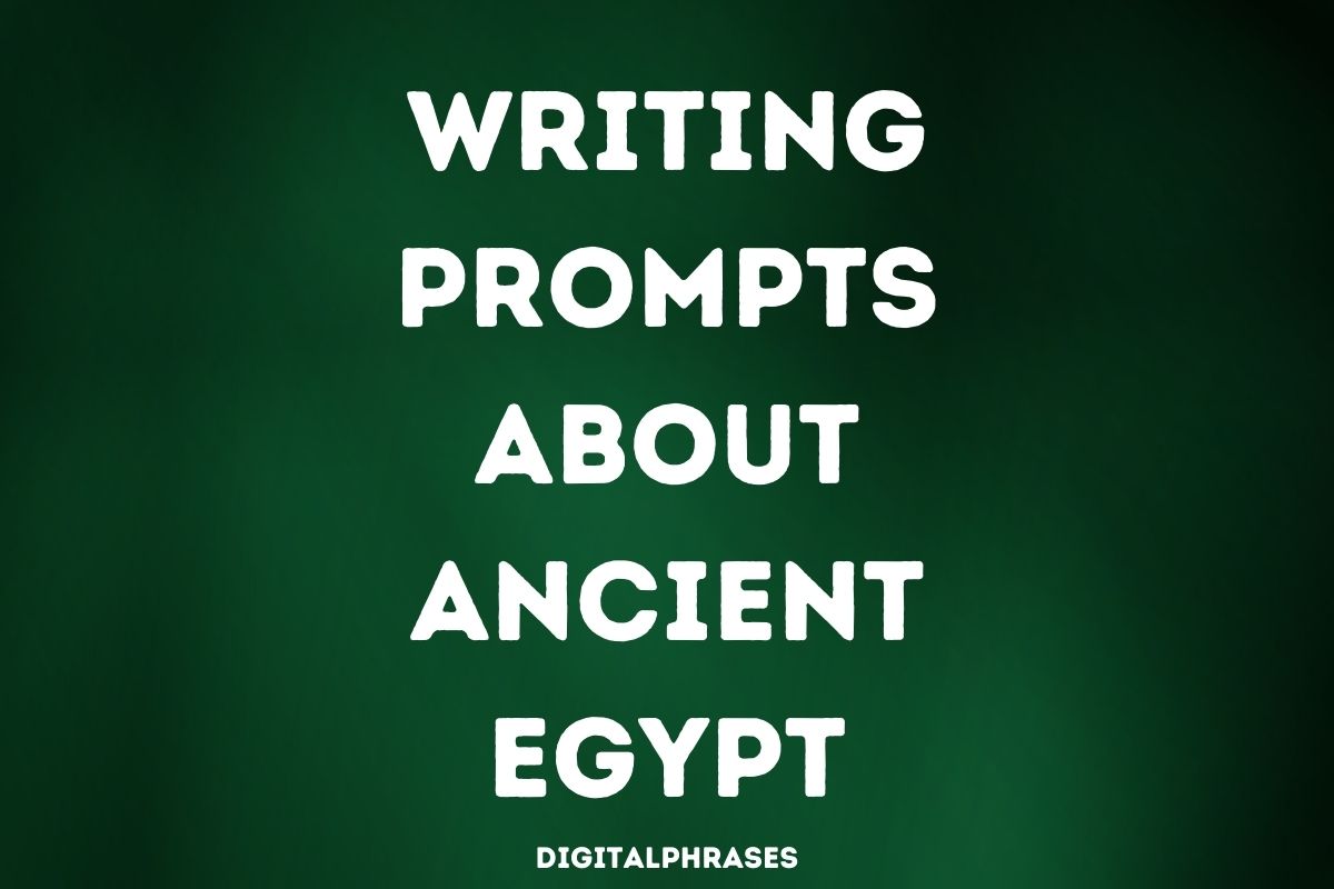 Writing Prompts about Ancient Egypt