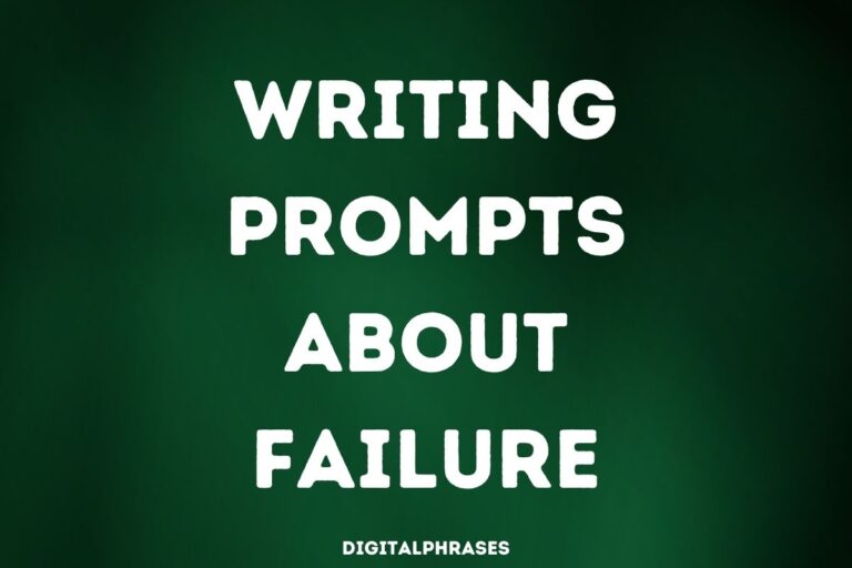 32 Writing Prompts About Failure