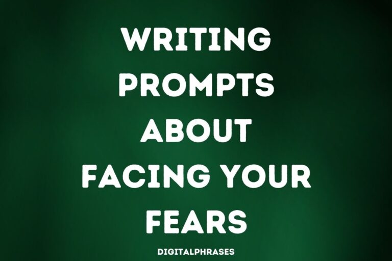 24 Writing Prompts About Facing Your Fears
