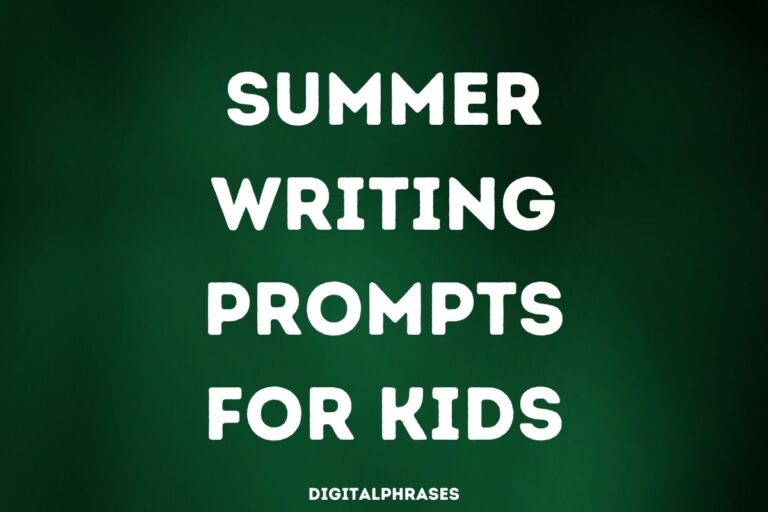 23 Summer Writing Prompts for Kids
