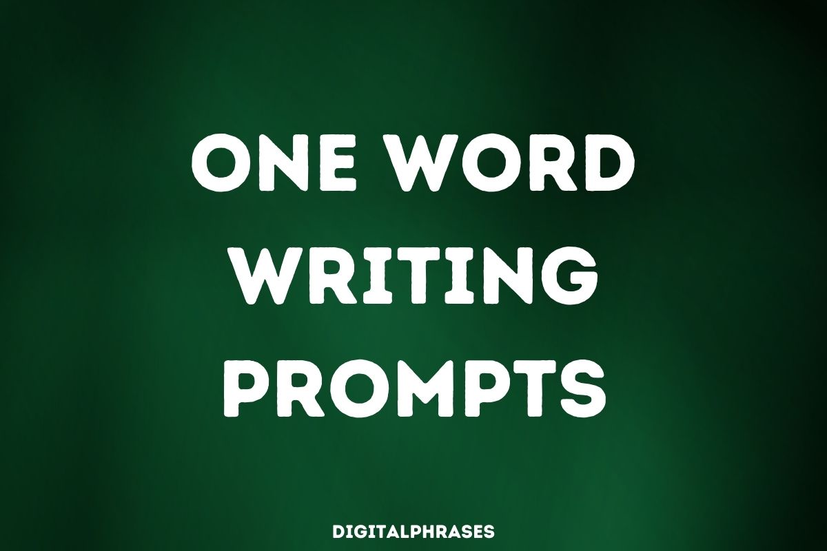 One Word Writing Prompts