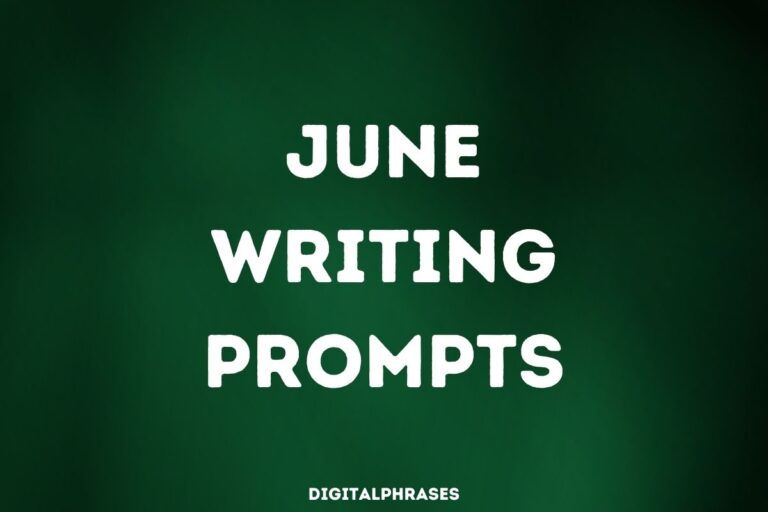 31 June Writing Prompts