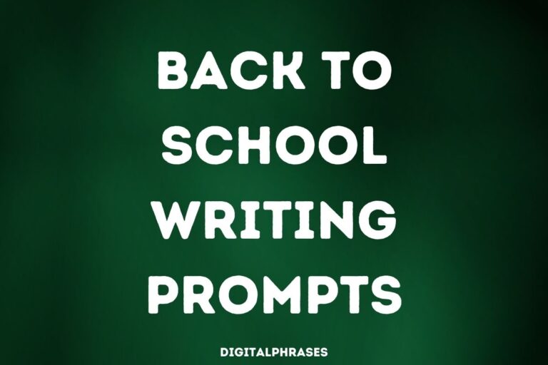 33 Back-to-School Writing Prompts