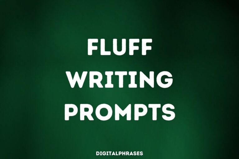 Fluff Writing Prompts