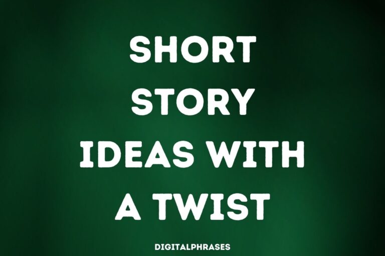 Short Story Ideas with a Twist