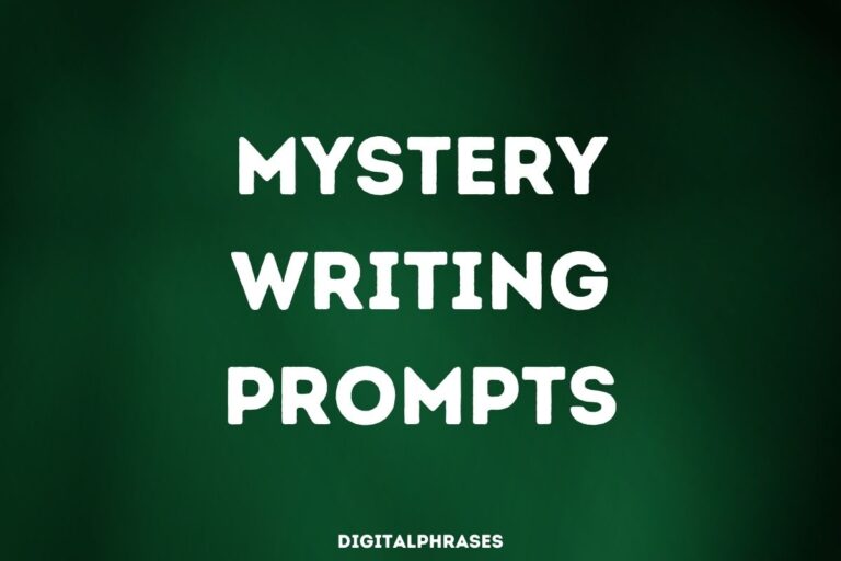 64 Mystery Writing Prompts Across All Genres