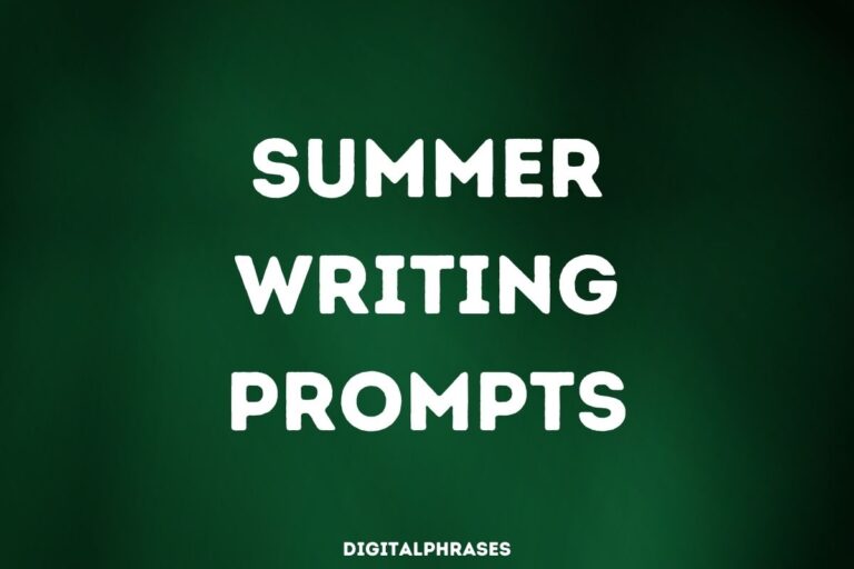 32 Summer Writing Prompts