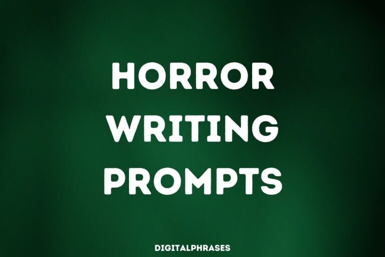 45 Horror Writing Prompts and Story Ideas