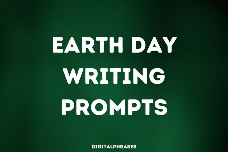 24 Earth Day Writing Prompts