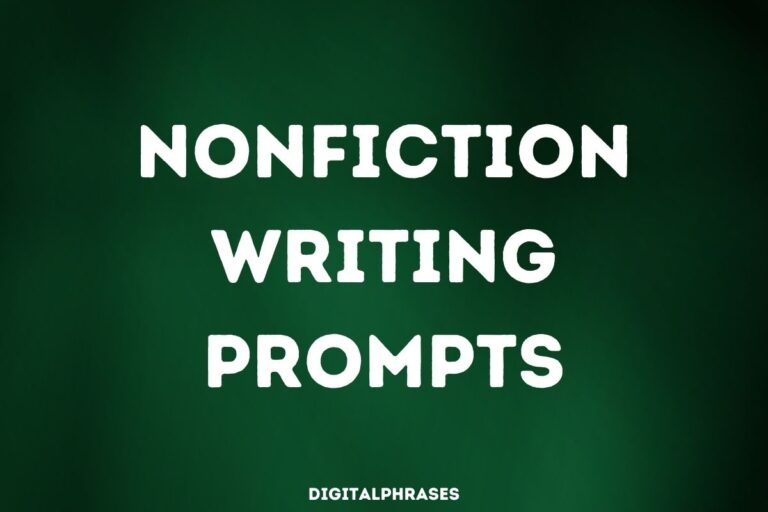 NonFiction Writing Prompts