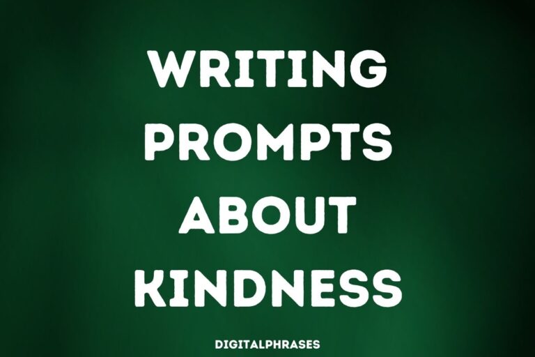 30 Writing Prompts about Kindness