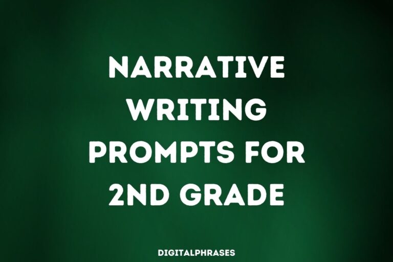 30 Narrative Writing Prompts for 2nd Grade
