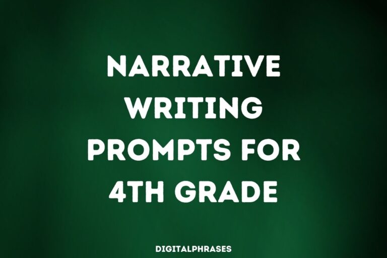 25 Narrative Writing Prompts for 4th Grade