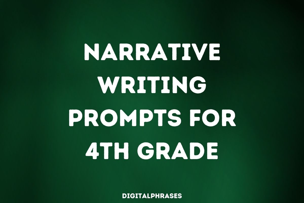 narrative essay prompts 4th grade