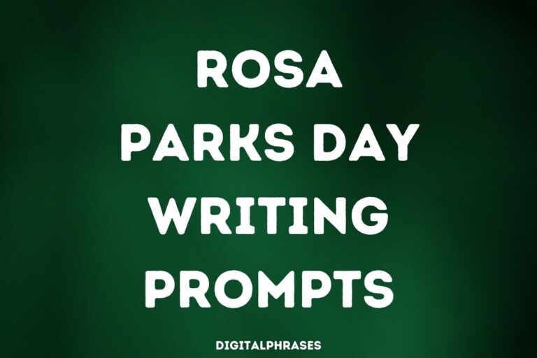 24 Rosa Parks Day Writing Prompts