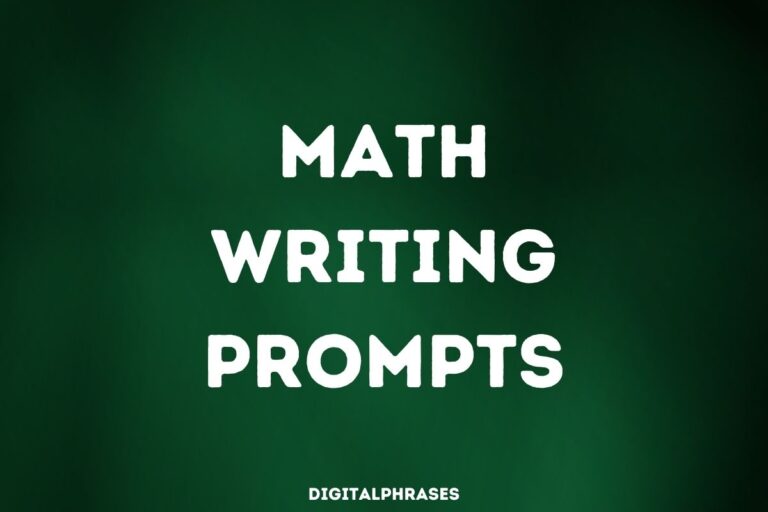 Math Writing Prompts