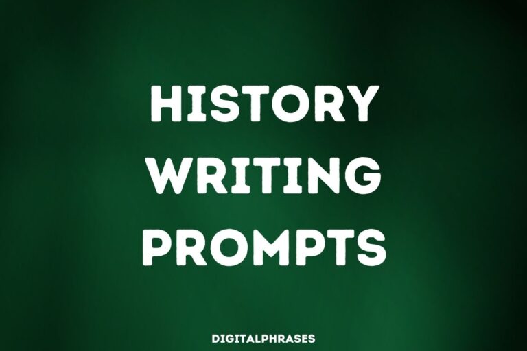 History Writing Prompts