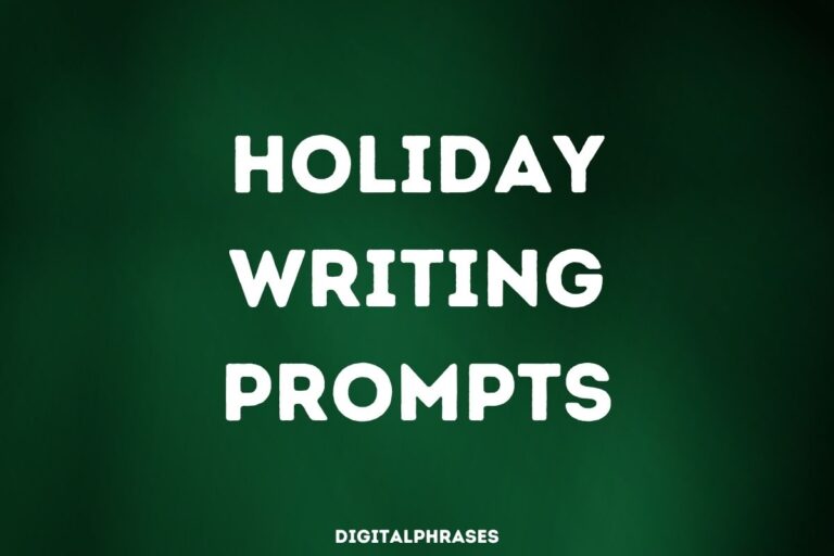 30 Holiday Writing Prompts