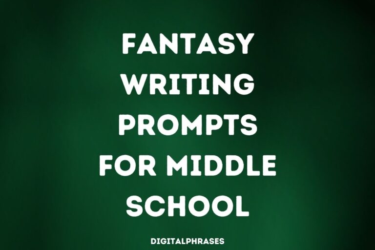34 Fantasy Writing Prompts for Middle School
