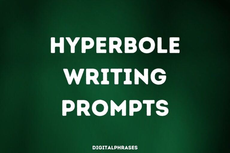 Hyperbole Writing Prompts