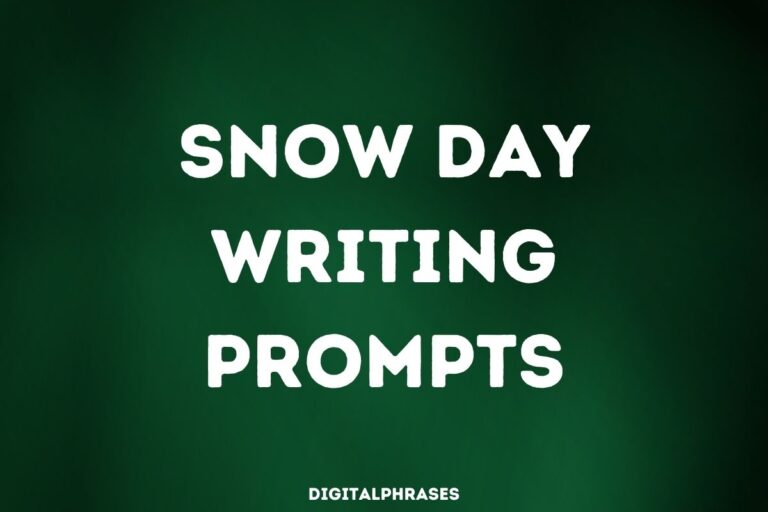 25 Snow Day Writing Prompts