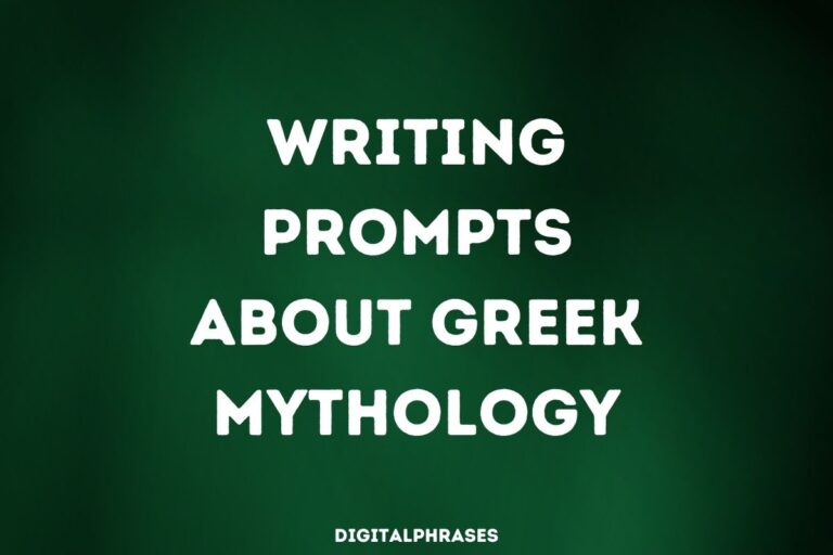 29 Writing Prompts about Greek Mythology