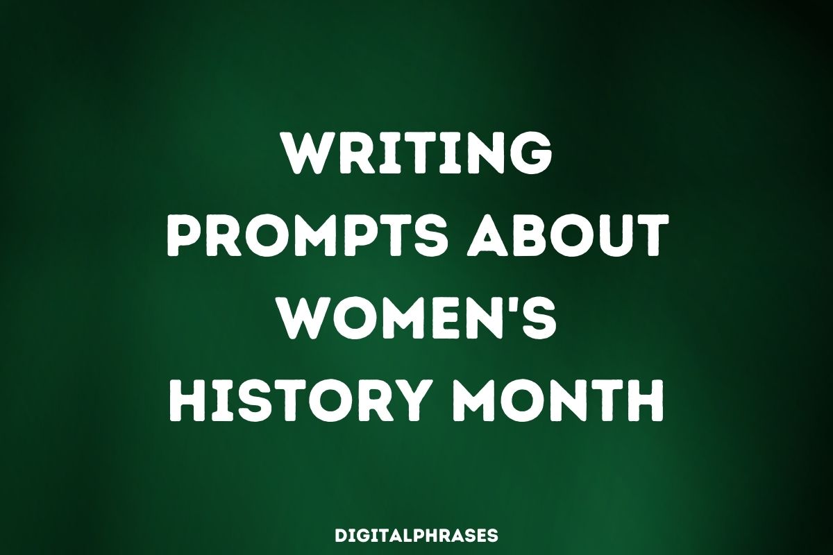 Writing Prompts about Women's History Month