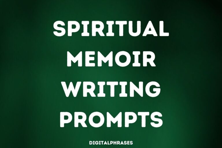 Spiritual Memoir Writing Prompts