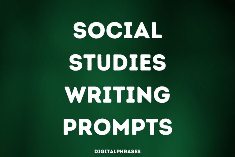 Social Studies Writing Prompts