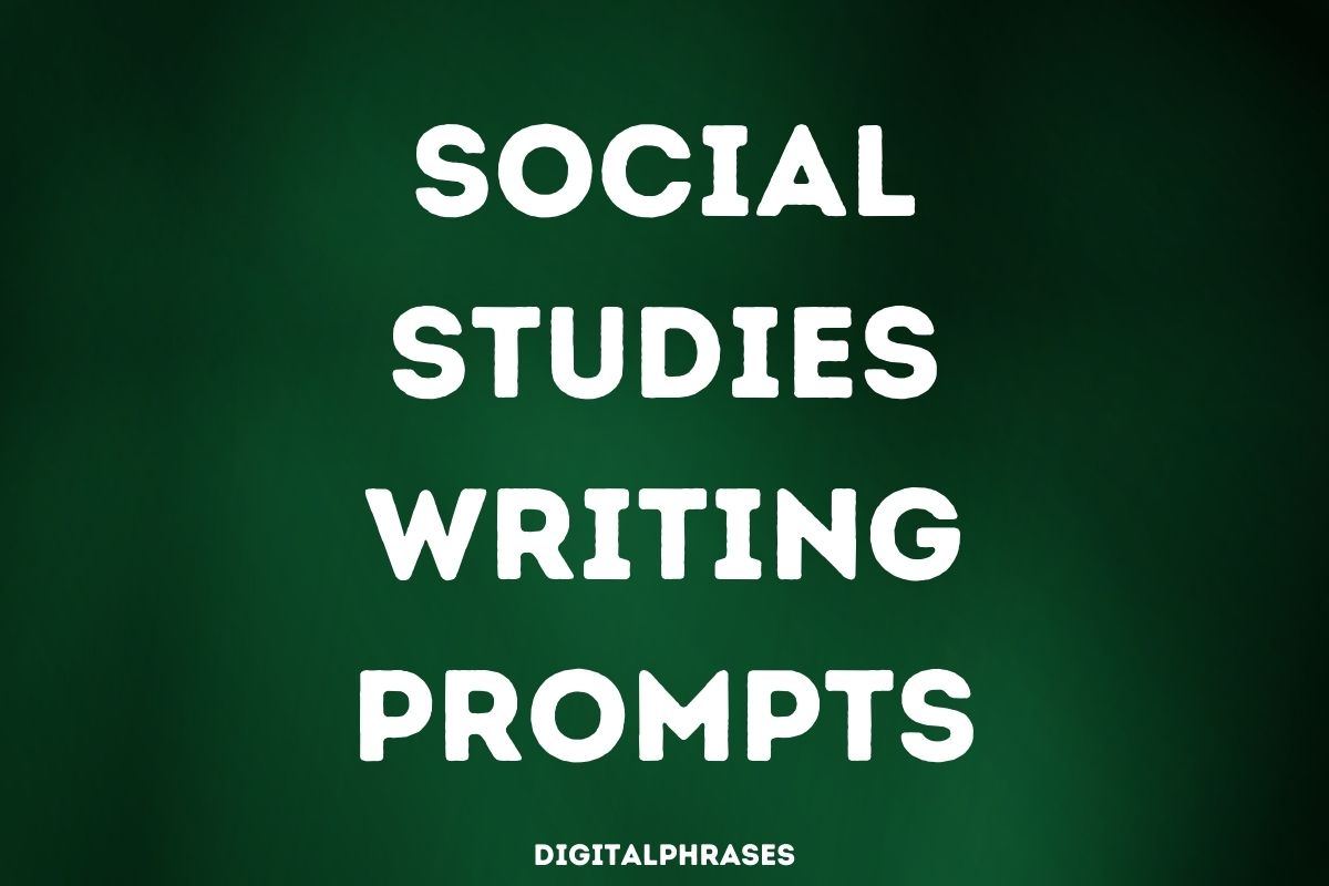 30 social studies writing prompts