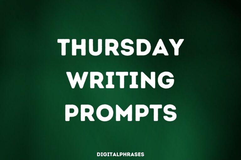 25 Thursday Writing Prompts