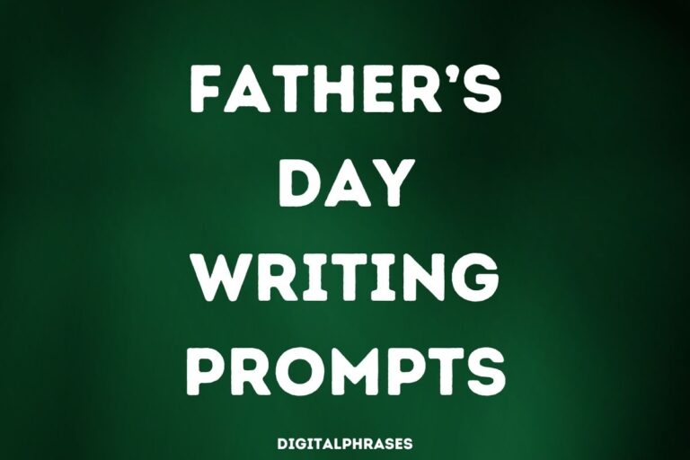 25 Father’s Day Writing Prompts