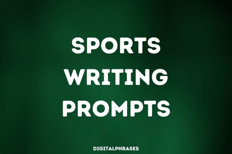 Sports Writing Prompts