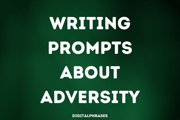24 Writing Prompts about Adversity