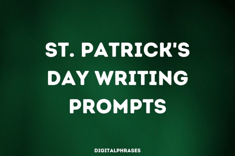 25 St. Patrick’s Day Writing Prompts