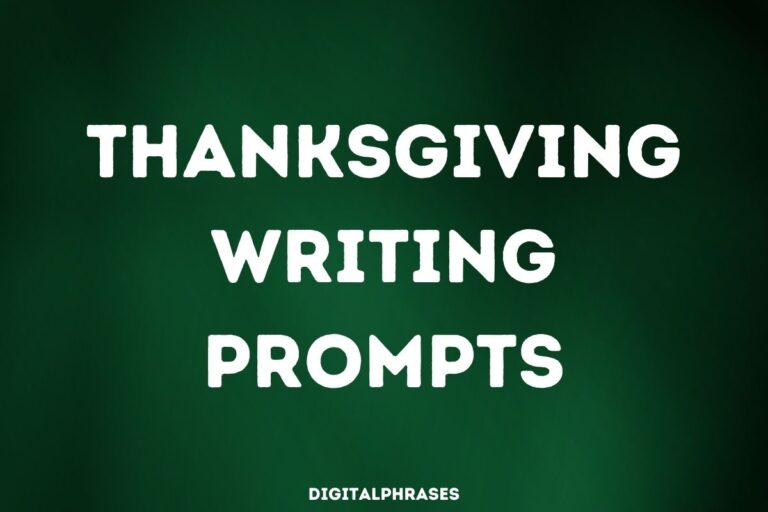 30 Thanksgiving Writing Prompts