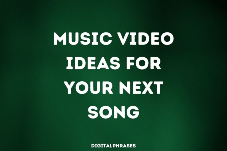 Music Video Ideas for Your Next Song