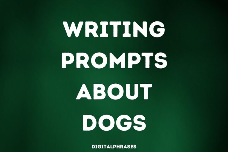 30 Writing Prompts About Dogs
